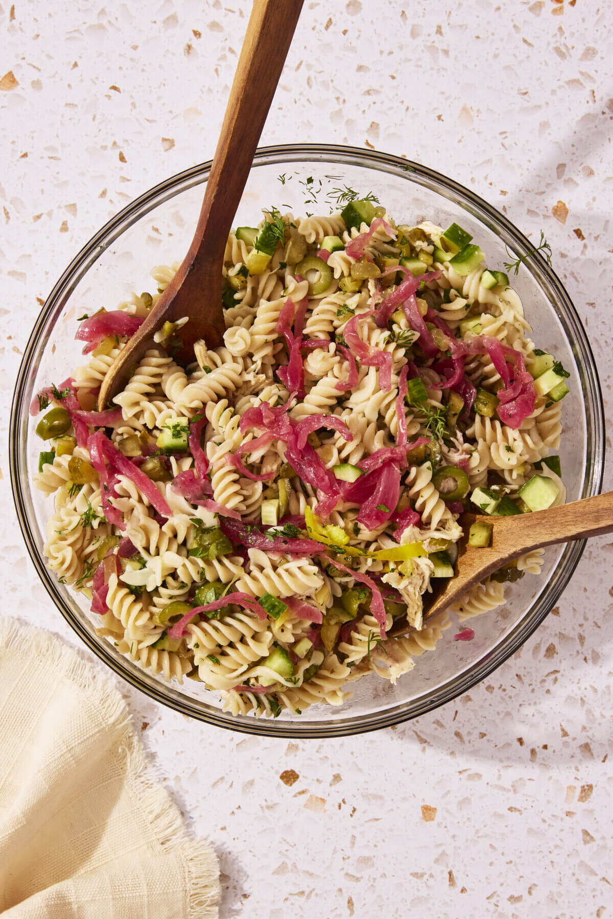 Pickle Lover's Pasta Salad - Olivia Adriance