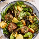 Chimichurri Meatballs and Potatoes - Olivia Adriance