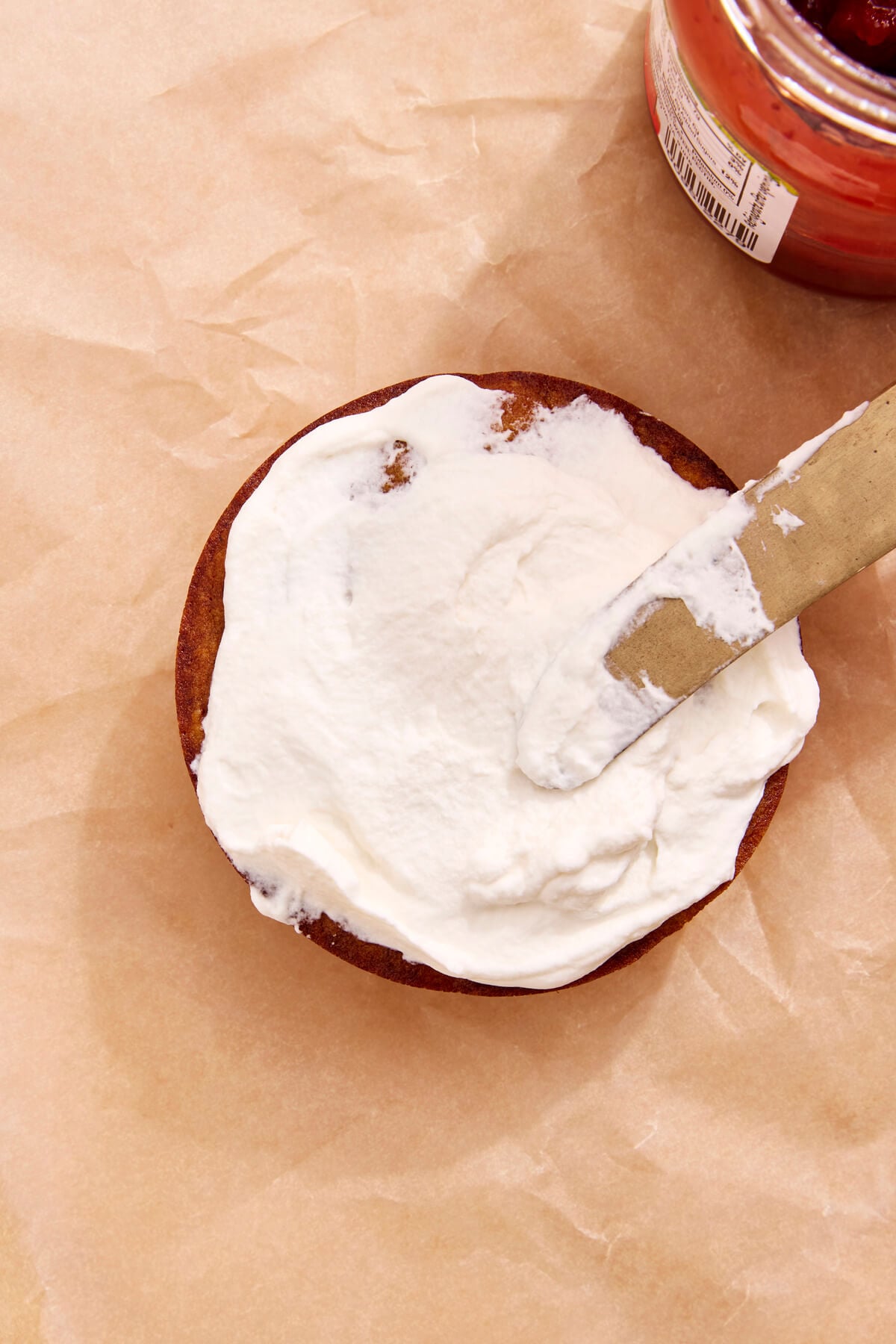How to Make Strawberries and Cream Smash Cake Step 6