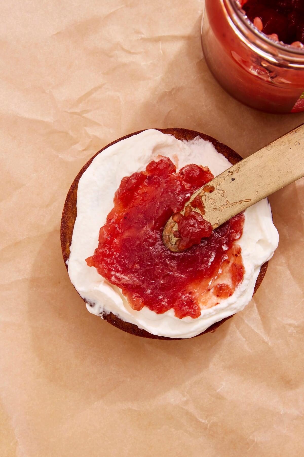 How to Make Strawberries and Cream Smash Cake Step 7