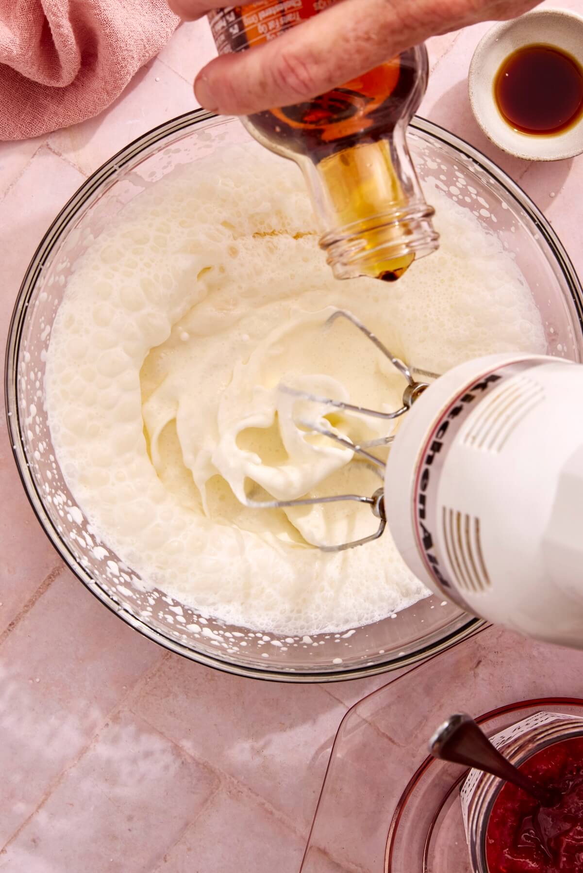 How to Make Strawberries and Cream Smash Cake - Step 8
