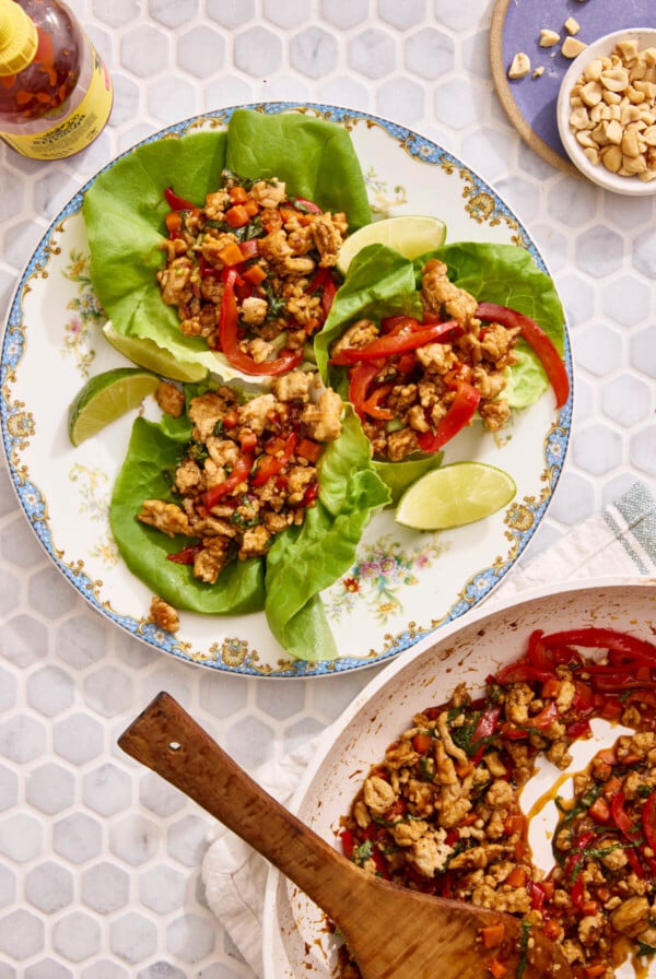 Thai Basil Lettuce Cups - Olivia Adriance