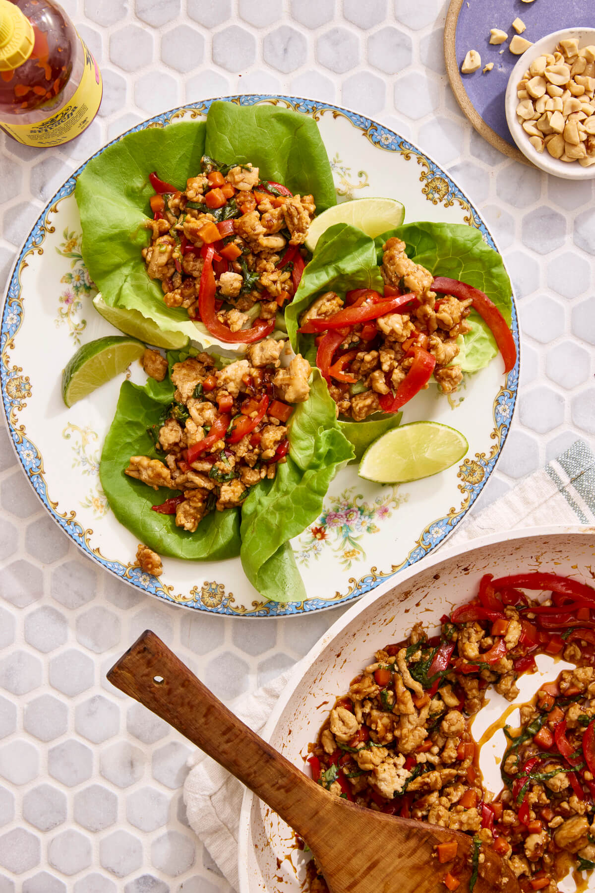 Thai Basil Lettuce Cups - Olivia Adriance